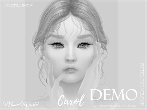 Second Life Marketplace Skin Moon World Demo Carol Lelutka Evo X