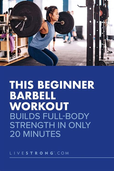 A Woman Lifting A Barbell With The Text This Beginer Barrel Workout