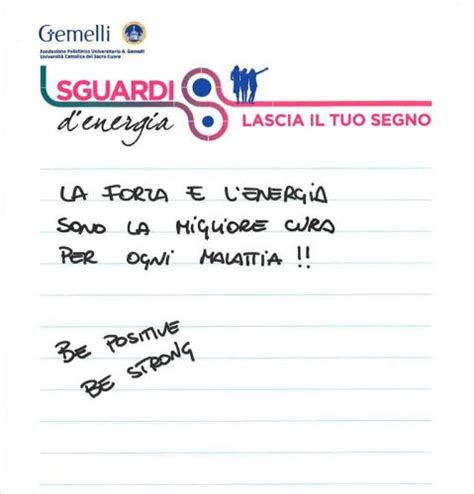 Policlinico Universitario Agostino Gemelli Campagna Sguardi D