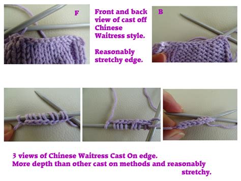 Cast on and cast off methods - Knitting Advice and Help Fun and Healthy