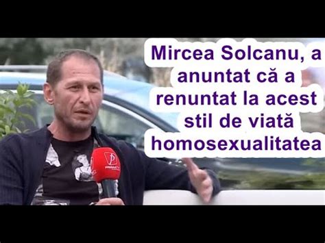 Mircea Solcanu a anunțat că a renunțat la acest stil de viață