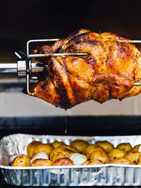 No Fuss Rotisserie Chicken On The Grill • Heartbeet Kitchen