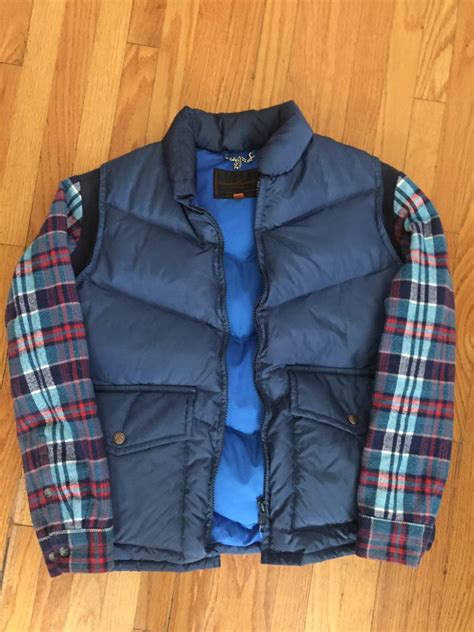 Undercover Undercover Hybrid Flannel Puffer Jacket Grailed