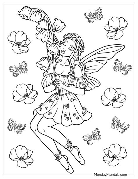 Escape To Enchantment Coloring Pages For Adults Fairies