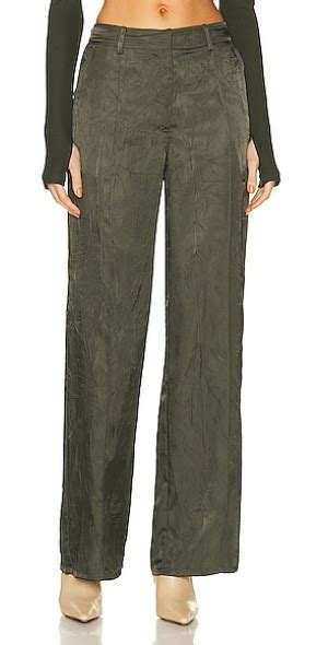 JONATHAN SIMKHAI STANDARD Fleur Crinkle Wide Leg Pant