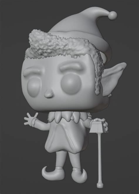 Fichier STL Elfe du Père Noël Funko pop Idée pour impression 3D à