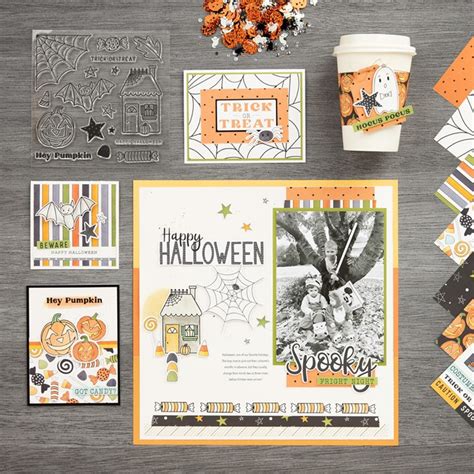 Halloween Scrapbook Page Ideas Glitter On A Dime