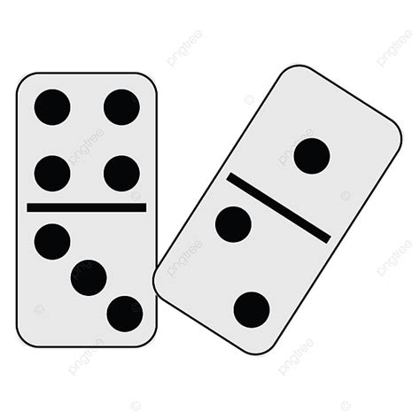 Dominoes Clipart Hd PNG, Couple Of Dominoes, Black, Domino, Vector PNG ...