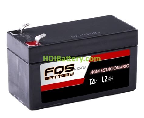 Batería FQS Battery FQS12 1 2AGM AGM Estacionario 12 Voltaje 1 2 Amperios