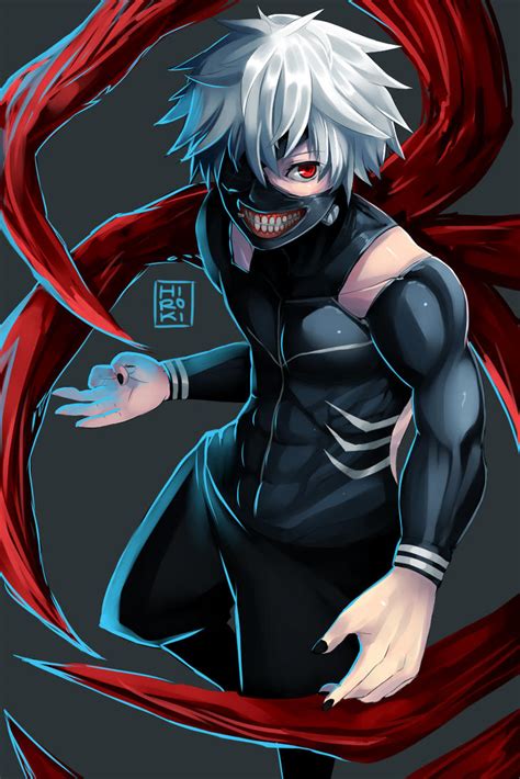 Kaneki Ken Tokyo Ghoul By Hirokiart On Deviantart