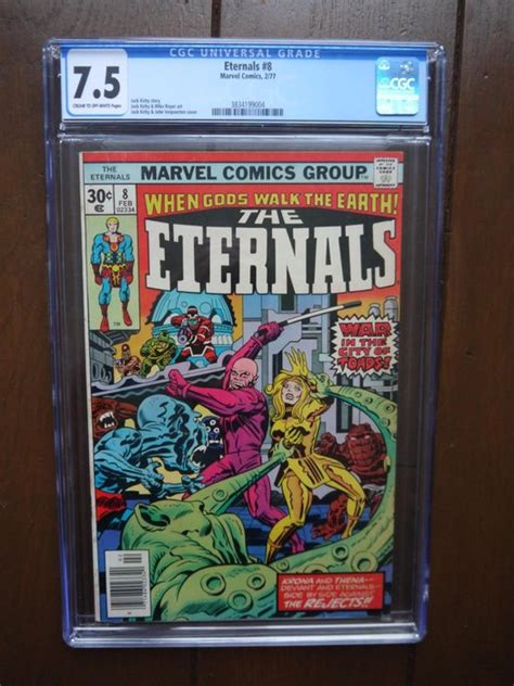 Eternals 1976 1st Series 8 CGC Graded 7 5 1 Comic First