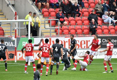 Michael Ihiekwe Rotherham United Scores Equaliser Editorial Stock Photo