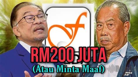 Kantoi Jugak Anwar Saman Muhyiddin Rm Juta Hutang Rm B Felda