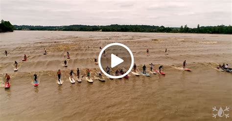 Watch Return To Le Mascaret 55 Surfers On The Same Wave In A