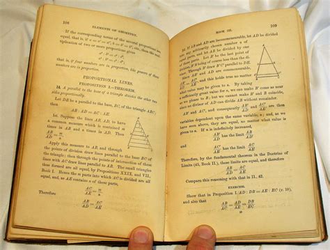 1888 Math Textbook Early Geometry Book Old Antiquarian Book Etsy