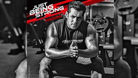 Salman Khan Fitness Icon Star की Viral तस्वीर Being Strong Gym से Youtube