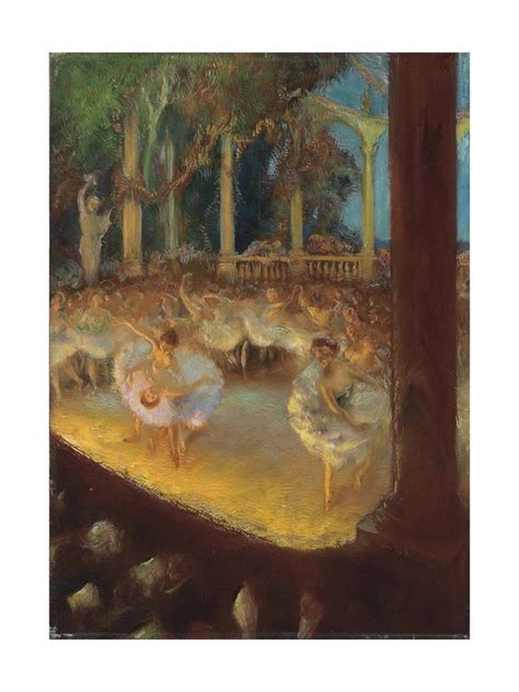 Gaston La Touche French Le Balletsigned Gaston La Touche