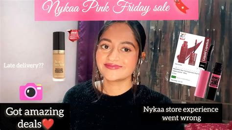 Nykaa Pink Friday Sale First Impression Try On Haul Youtube