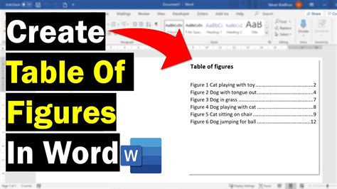 How To Update List Of Tables And Figures In Word Printable Timeline