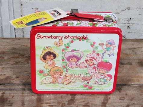 Vintage 1981 NOS Strawberry Shortcake Aladdin Lunchbox Original Tags