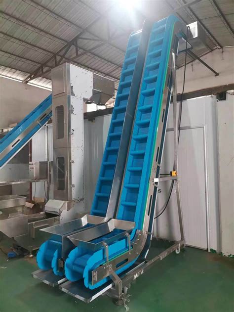 Easy Assembling Easy Clean Incline Double Conveyor Machine And Conveyor