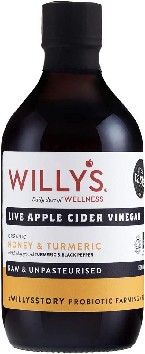 Willys Acv Organic Live Probiotic Apple Cider Vinegar With Mother For Gut Health Fresh