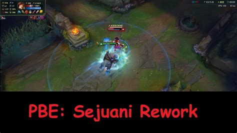 Pbe Sejuani Rework As Support Youtube