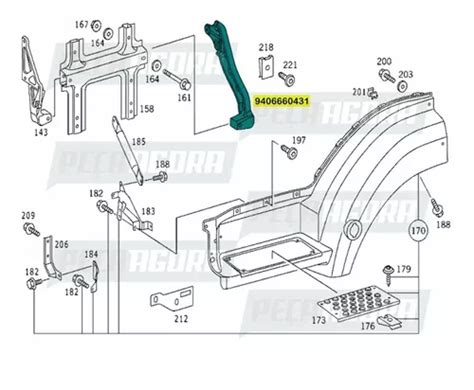 Suporte Estribo Le Esquerdo Mb Axor Frete Gr Tis
