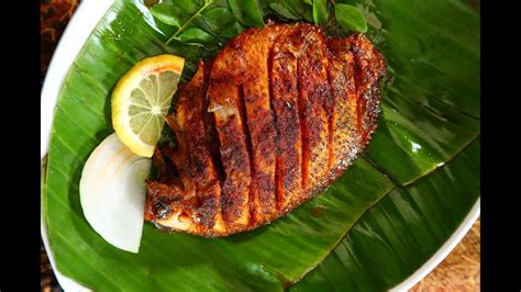 Kerala Style Pearl Spotkarimeen Fry Recipe Youtube