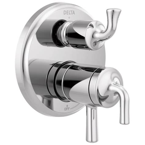 Delta Faucet Kayra™ 2 Handle Monitor 17 Series Valve Trim With 3 Or 6 Setting Diverter