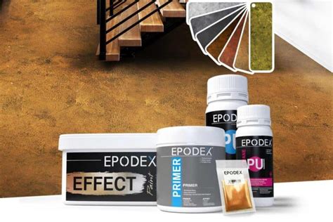 Premium Bodenfarbe Metallic Brush Effect EPODEX GmbH