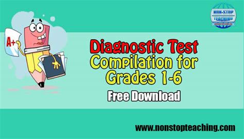 Here Is The Diagnostic Testpre Test Compilation For Grades 1 6 The