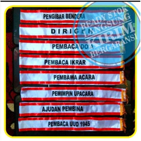 Jual Slendang Upacara Bendera Untuk Sd Mi Smp Mts Sma Slempang Upacara