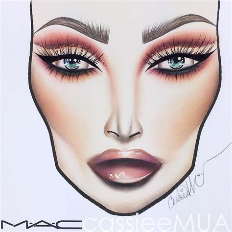 Pin By Ena Gabriela On Mac Face Charts Makeup Face Charts Makeup