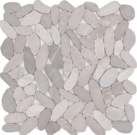 Mosaik Fliese Flu Kiesel Steinkiesel Hellbeige Kiesel Geschnitten F R