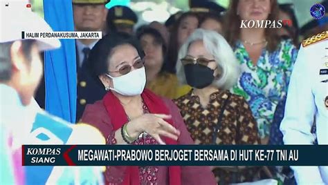 Intip Keseruan HUT Ke 77 TNI AU Ada Momen Megawati Joget Bareng