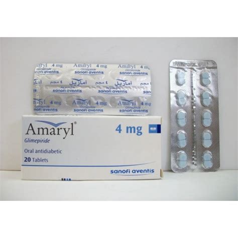 Amaryl 4mg Tablets - Rosheta