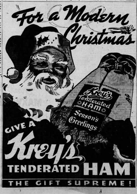 Krey Ham Christmas 1941 Old Advertisements