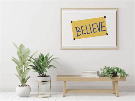 Ted Lasso Ted Lasso Believe Sign Believe Poster T For Etsy