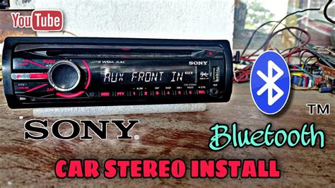 Sony Car Stereo How To Install Bluetooth In Car Stereo Youtube