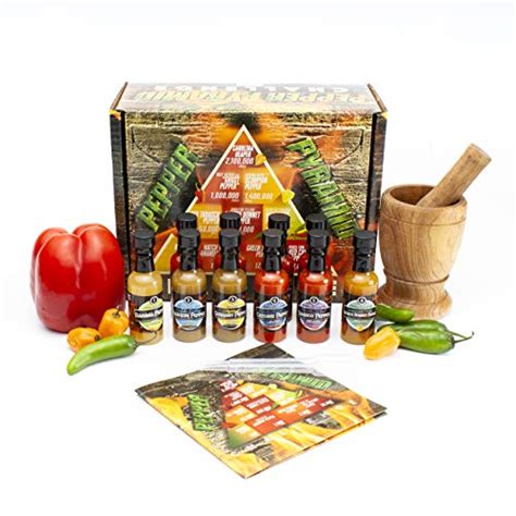 Hot Sauce Gift Set Pepper Challenge Sauces From Hot Peppers The Hottest Carolina