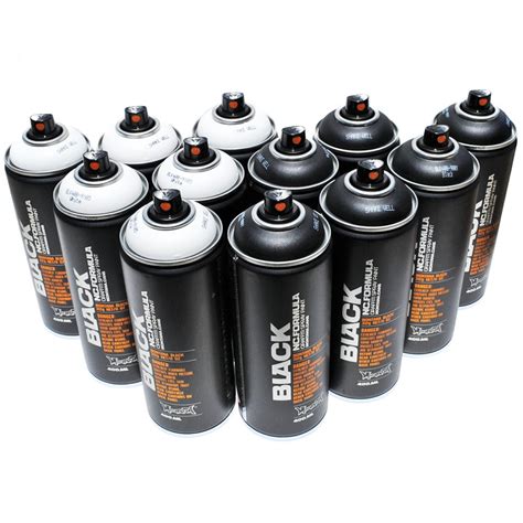 Buy Montana Black Ml Set Of Graffiti Street Art Mural Spray Paint