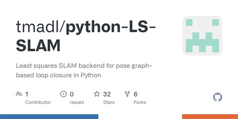 Github Tmadl Python Ls Slam Least Squares Slam Backend For Pose