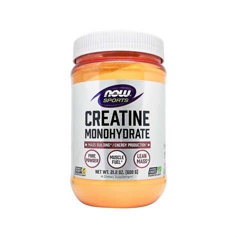 Now Sports Creatine Monohydrate 750mg 120 Veg Capsules Aesthetic Today Uae