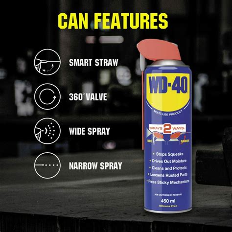 Wd Multi Use Smart Straw Lubricant Penetrant Spray