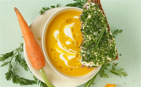 Karotten Orangen Suppe Mit Joghurt Rezept Gusto At