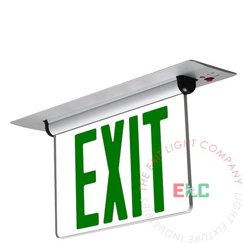 Ceiling Mounted Fire Exit Sign Shelly Lighting