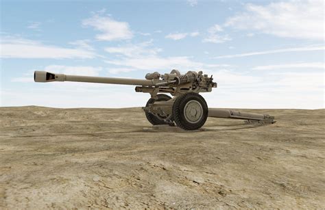 L118 105mm Light Gun M119 Howitzer Reality Modelling