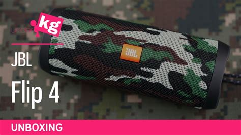 JBL Flip 4 Camouflage Unboxing 4K YouTube