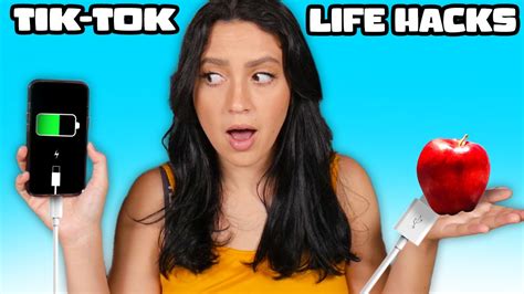 I Tested Viral Tiktok Life Hacks To See If They Work Youtube